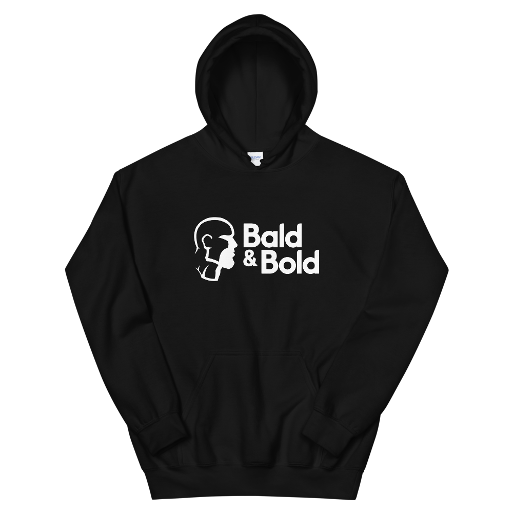 Bald & Bold Black Hoodie