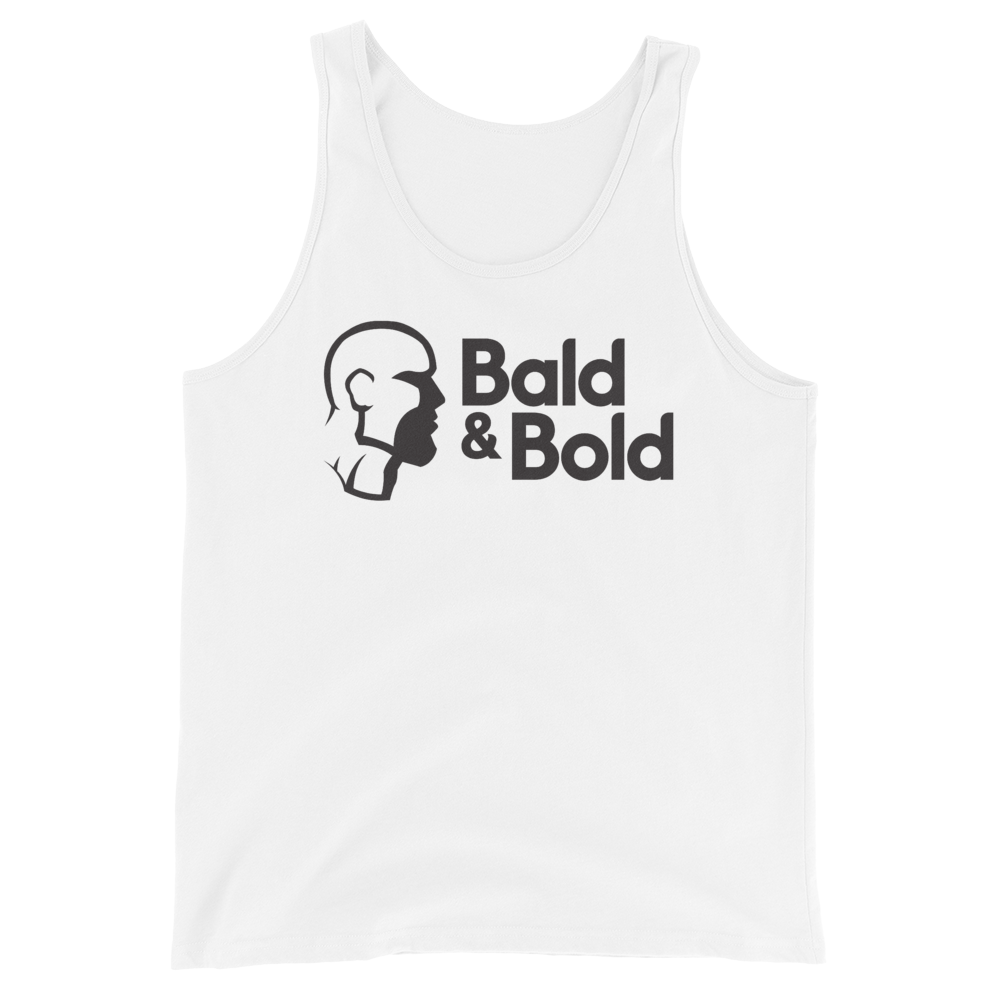 Bald & Bold White Tank