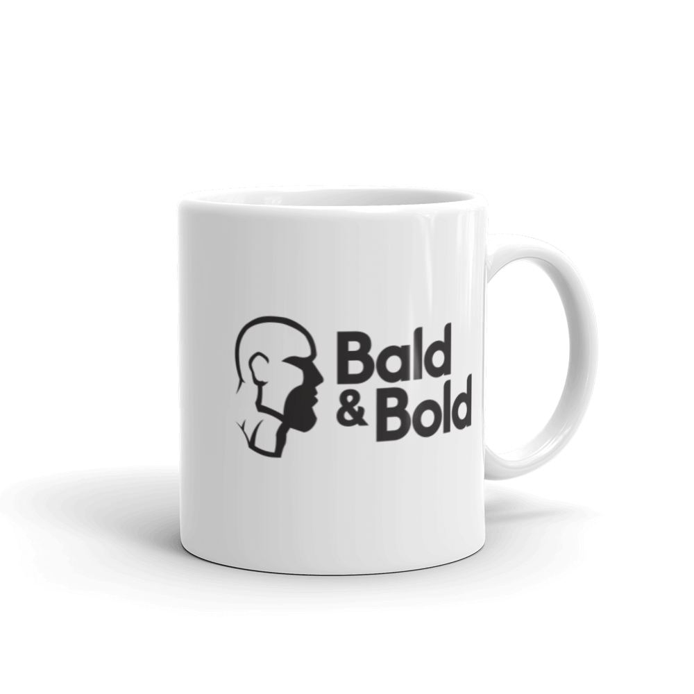 Bald and bold mug