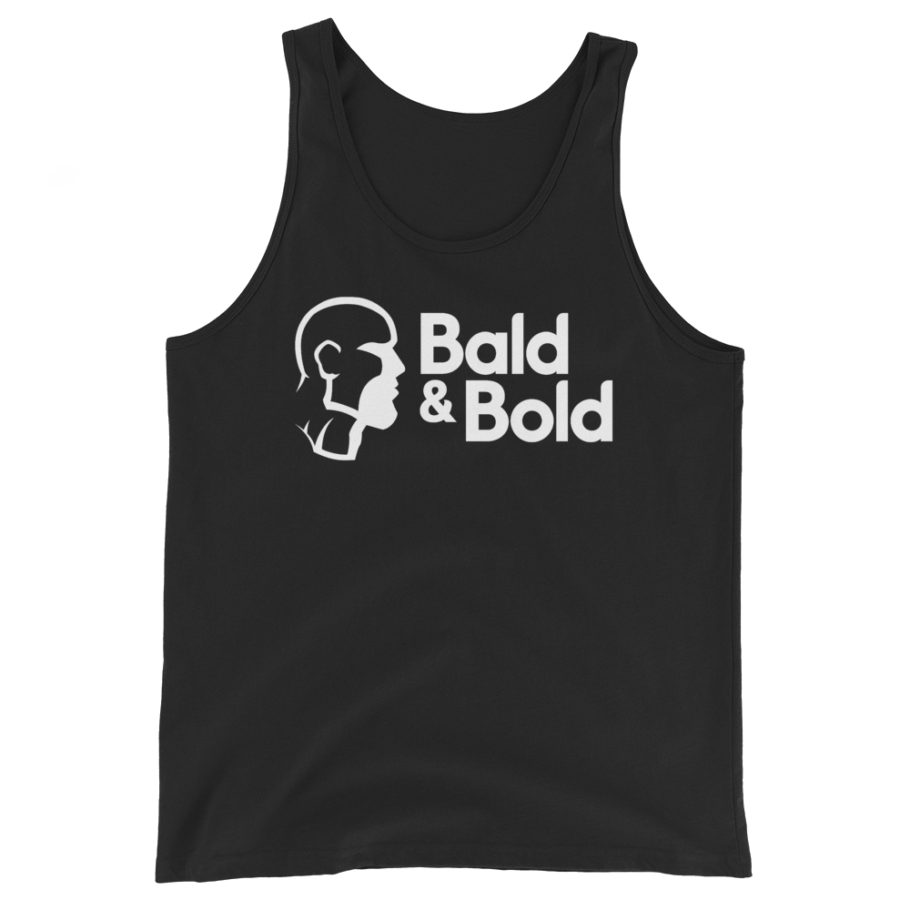 Bald & Bold Black Tank
