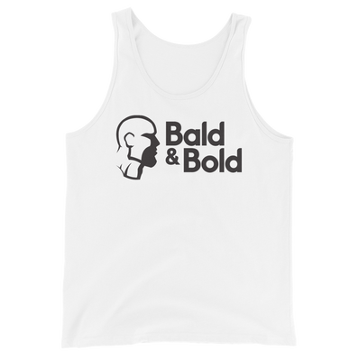 Bald & Bold White Tank