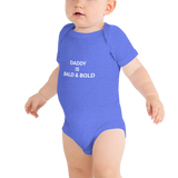 Daddy Is Bald & Bold Onesie