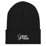 Bald & Bold Black Beanie