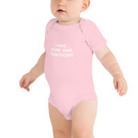 More Hair Than Daddy Baby Onesie